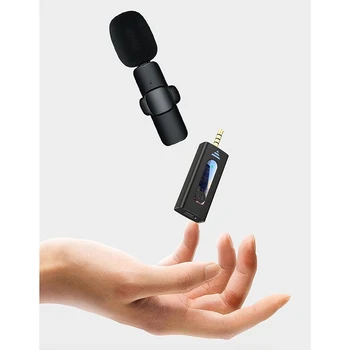 K35 Mini Lavalier Klope Mikrofón Live Streaming Mikrofón Pre Kamery, Reproduktory, 3,5 mm Nahrávanie Mic Na Youtube,Rozhovor