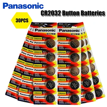 30pcs pôvodnej značky nová batéria pre PANASONIC cr2032, 3v tlačidlo bunky mince batérie pre hodinky počítač cr 2032