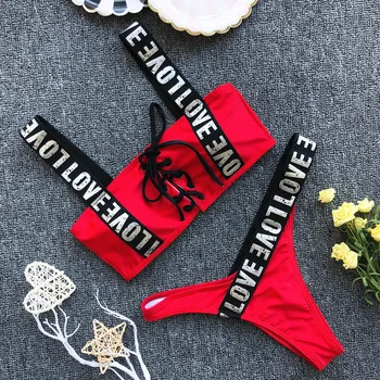 Ľúbostný List Vytlačený Bikiny Nastaviť Ženy, Športové Plavky Brazílsky Pláž Nosiť Sexy Tangá Trikini Mujer Badpak Stroje Kapielowe Plávať