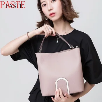 2017 najlepšie Originálne kožené ženy kabelky na jar žena taška cez rameno módne dámy kapsičky veľké značky ipad ružová taška crossbody