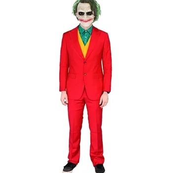 Cosplay Kostým, Oblek Film Joker Pánske Oblečenie pre Dieťa Halloween Ženy Dark Knight Joker Kostým Červená Bunda Úplné súbory Jednotné