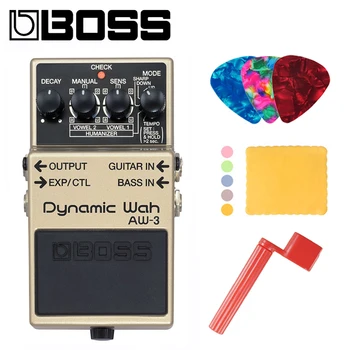 Šéf AW-3 Dynamické Wah Pedál pre Gitaru alebo Basu s Tempo Control, Expression Pedál Vstup 