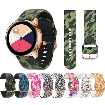 Ženy Vytlačené Pásmo pre Samsung Galaxy Watch 5 pro/4 a/Klasické Silikónové Šport 22/20 mm Náramok Huawei/amazfit GTR-GTS-4-3-2e popruh