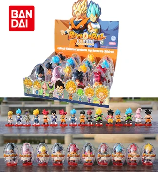 8 cm Bandai Dragon Ball Akcie Obrázok Anime Son Goku Super Saiyan Vegeta Model Bábika Kolekcie Nevidiacich Box na Hračky Deti Kawaii Darček