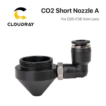 Cloudray Vzduchu Tryska pre Dia.20 FL38.1 Objektív N01F CO2 Krátke Tryska A s Armatúrou M5 pre Laserové Hlavu na CO2 Laserový Rezací Stroj