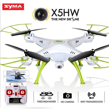 Pôvodné Syma X5HW (X5SW Upgrade) racing selfie Dron FPV Quadrocopter drone s Kamerou HD, 2.4 G 4CH RC Vrtuľník wifi USB Hračky