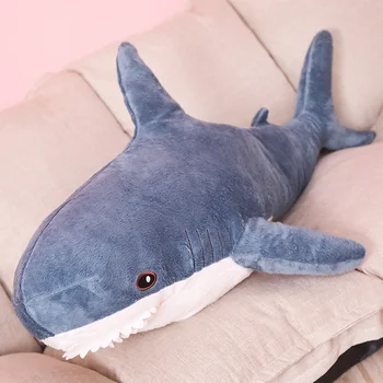 30 cm Žralok Modrý Čítanie Vankúš Pre deti, Luxusný Zábavná Hračka Plnená Shark Deti Chlapcov Vankúš Dievča Zvierat Narodeniny Dieťa Brinquedos