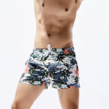Kvetinový Mens Palube Šortky Mužov Pláži Plavky Krátke Muž Bermudas plážové oblečenie plavky Rýchle Suché Runnig nohavice Šport TELOCVIČNI oblečenie