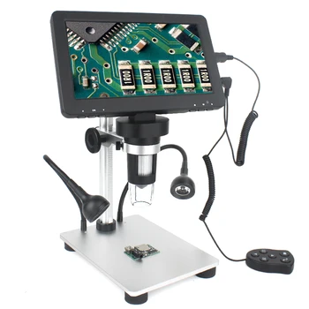 Digitálny Mikroskop 50-1200X Spájkovanie Elektronických Video Mikroskopy Kontinuálne Zosilnenie Lupa pre Sledovať Telefón PCB Opravy