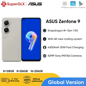 2022 Nový ASUS Zenfone 9 5G Smartphone Snapdragon 8+ Gen 1 120Hz Super AMOLED Displej 30W Rýchle Nabíjanie 50MP Hlavnej Kamery Telefón