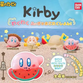 Kawaii Anime Hoshi No Kirby Obrázok Letné Beach Kirby: Právo Späť Na Ya! Waddle Dee Hračky Pvc Strane Model Periférnych Zariadení Ozdoby