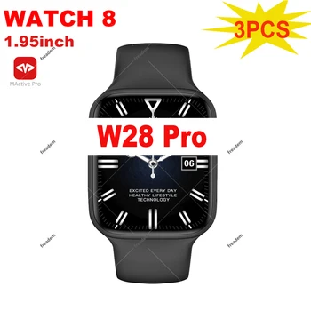 3KS W28 PRO Smartwatch Pôvodné IWO Smart Hodinky Série 8 Muži Ženy Dail Hovor Bezdrôtové Nabíjanie Smartwatch Podpora NFC Siri
