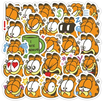 40Pcs Komiksu, Anime Garfields Roztomilý Graffiti Kawaii Nálepky, Nálepky Zápisník Notebook Motorcycl Auto Dekor Nálepka Pre Dieťa Hračku Darček