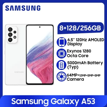 Samsung Galaxy A53 5G 8GB 256 GB Mobilný Telefón Exynos 1280 Octa-Core 6.5