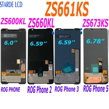 Pôvodné 6.59 Pre ASUS ROG Telefón 2 Phone2 Phoneⅱ ZS660KL ZS600KL LCD Displej Dotykový Displej Digitalizátorom. Montáž ZS661KS LCD