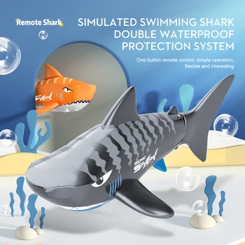 Neobmedzený RC Shark Hračka Elektrické Nepremokavé Zvierat Ponorka Simulácia Shark Deti Hračka Vianočný Darček