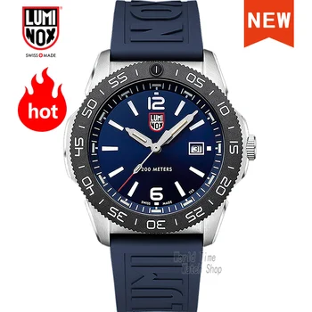 Luminox Swiss Made pánske hodinky top značky luxusné Vojenské Hodinky Šport Dátum Analóg Quartz Zápästie Nepremokavé Relogio Masculino