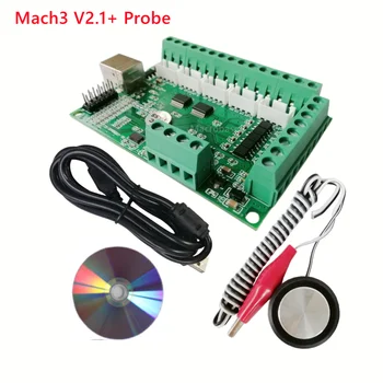 Mach3 rozhranie rada cnc 5 os breakout karty ovládanie dosky z sonda setter cnc rezanie, rezanie gravírovanie frézovanie radič