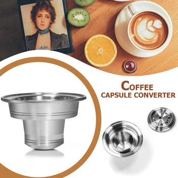 Kávové Kapsule Previesť Adaptér Držiaka Filtra Transformovať Nespresso pre Vertuo Opakovane Converter Stroj Príslušenstvo