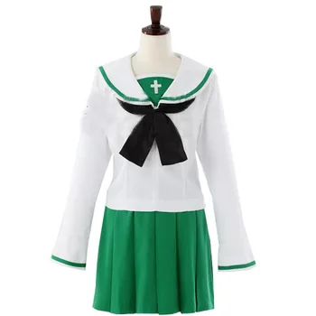2021 Dievčatá und Panzer Oarai Dievčatá Vysokej Školy Námorník Školskú Uniformu Anime Cosplay Kostým