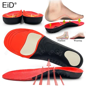 EiD Najlepšie Ploché nohy Protetických podrážkou vložky arch podložky X/O nohu ortopedické podporu športové vložky šok absorpcie Plantárna fasciitis