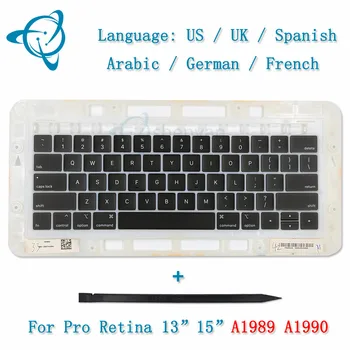 ShenYan A1989 A1990 A2159 Klávesy Klávesnice Spp Keycap Klipy pre Macbook Pro Retina Laptop 13