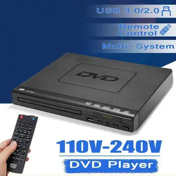 1 ks DVD Prehrávač Viacerých Rozhranie Energeticky úsporné Plastové Ultra-nízka Spotreba Energie DVD, VCD Prehrávač Nastavený Domov Dodávky