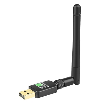 2 v 1, USB WiFi Adaptér Bluetooth Dual Frekvencii 2.4/5.8 GHz Wireless Wifi Dongle 600Mbps 802.11 AC Ethernet Bezdrôtovej Sieťovej Karty