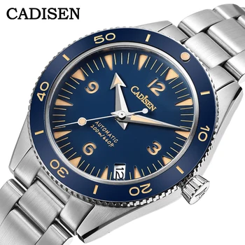 CADISEN C8208 2022 Nové Hodinky pre Mužov 38mm Automatické Mechanické náramkové hodinky Sapphire Nehrdzavejúcej Ocele Svetelný Vodotesné 200m