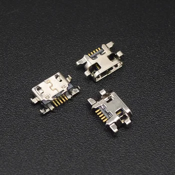 10pcs Micro USB Konektor Nabíjania Socket Port Konektor Pre Lenovo K5 Poznámka, Redmi5 Plus, MeiZu M6