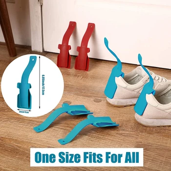 4pcs Unisex Plastové Lenivý Obuvi Pomocníkov Prenosné Shoehorn Ponožky, Topánky Jazdca Cestovné Manipulovať Zdvíhanie, Nosenie Helper