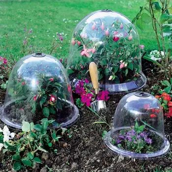 5 KS Skleníkových Záhradné Rastliny Bell Kryt GrowAway Opakovane Plastové Záhradné Rastliny Zahŕňa Mráz Stráže Zimné Freeze ochranný Kryt
