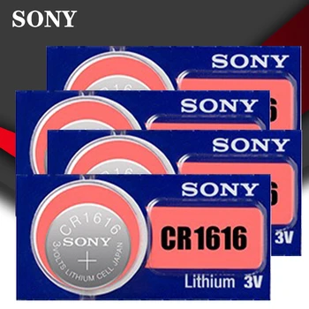 4pc Sony 100% Originálne CR1616 gombíkovú Batériu Pre Sledovať Auto Diaľkové Tlačidlo cr 1616 ECR1616 GPCR1616 3v Lítiové Batérie