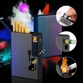 2021 Nové Tabakové Pops Korálky Cigariet Držiak Filtra Ľahšie Kapsule pre Cigaretový Pops Prípade USB Zapaľovač Perličiek, Tlačné Box Darček