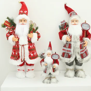 Vianočné 2023 Nový Rok Dar Santa Claus Bábika 45 Cm Vianočné Dekorácie pre Domov Stojí Bábika Dekorácie, Ozdoby Navidad