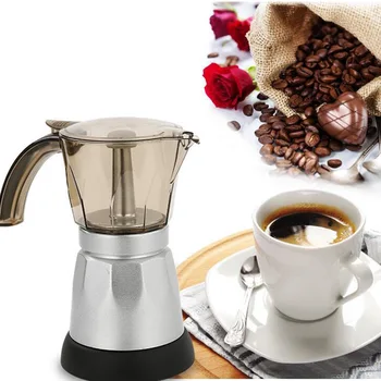 Prenosný kávovar Home Office 6 Šálok Zmes Espresso Coffee Pot, Takže Nástroj EÚ Plug