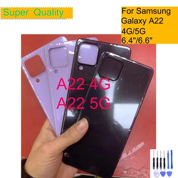 Pre Samsung Galaxy A22 4G A225 Bývanie Zadný Kryt Prípade Zadný kryt Batérie Pre Galaxy A22 5G A226 Šasi Náhradné Bývanie