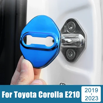 Nerezové Dvere Zámok Ochranný Kryt Prípade Výbava Nálepky Na Toyota Corolla 2019 2020 2021 2022 2023 E210 Auto-Styling Príslušenstvo