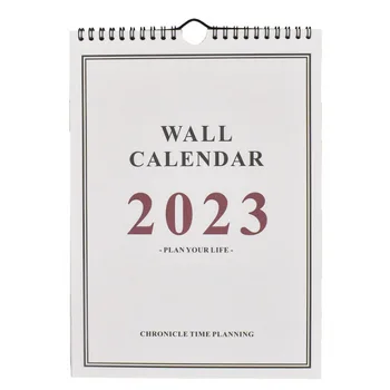 2023 Jednoduchý Nástenný Kalendár Týždenné, Mesačné Denný Plánovač Agenda Organizer Home Office Zavesenie Na Stenu Kalendár Denný Plán Planner