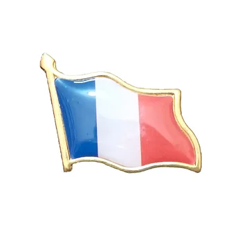 Francúzska Vlajka Brošňa Kolíky Smalt Pripnúť Odznak Klopě Pin Brošňa Batoh Klobúk Dekorácie Vzhľadom Priateľmi Do Zbierky