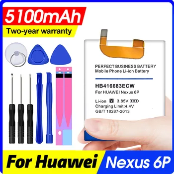 Batériu telefónu Hb416683ecw pre Huawei Nexus 6p H1511 H1512 Náhradné