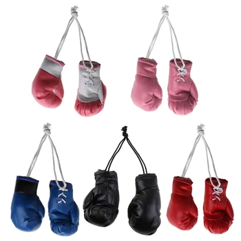 Mini Boxerské Rukavice Miniatúrne Boxovacie Rukavice Dovolenku Vianočné Ozdoby Závesné Dekorácie alebo Suvenír Displej pre Domáce