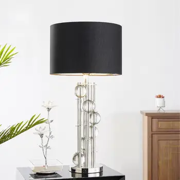 Autor Európskeho crystal luxusné nočný stolík lampa spálňa, nočné lampy, obývacia izba jednoduchý moderný luxusný štýl