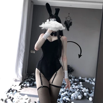 Nové Bunny Dievča Sex Anime Cosplay Sexy Spodné Prádlo, Erotické Jumpsuit Podväzok Otvoriť Súbor Jednotné Pokušenie Vyhovovali Žena Erotické Kostýmy