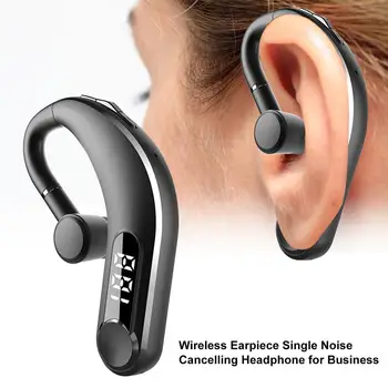 Slúchadlá Bezdrôtové Slúchadlo Jedno Ucho Headset Blue tooth-kompatibilné 5.2 Dlhý Pohotovostný Čas, LED Digitálny Displej Slúchadlá