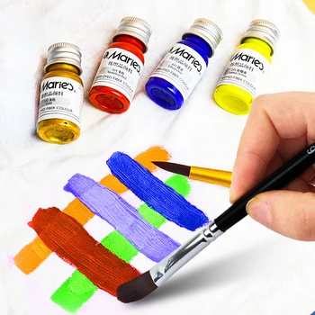 12/18/24/36 Farby Textilné Vlákna Pigment Nastaviť Detí Ručne Maľované Plátno Tenisky Graffiti DIY Vode Odolný Sunfast Farbivá