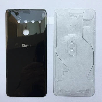 ZUCZUG Nový, Originálny Sklenený Kryt Batérie LG G8 ThinQ 3 Zadné Otvory Bývanie Späť Prípade S Logom+Lepidlo