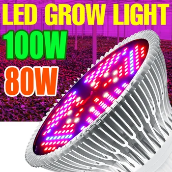LED Full Spektrum E27 Phyto Lampa UV Rastliny Rastú Svetlá Žiarovka E14 Phytolamp Pre Skleníkové Semená kvetov LED Hydroponické Rast Svetlo