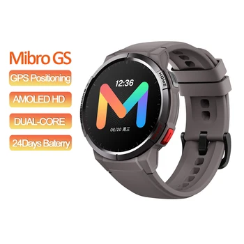 Mibro GS GPS Smartwatch Mužov Bluetooth 5.1 1.43 AMOLED HD Displej Srdcového rytmu Spánku Monitor 70 Športový režim Smartwatch 5ATM 460mAh
