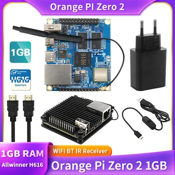 Orange Pi Nula 2 1GB RAM Allwinner H616 Čip, WiFi, BT IR Prijímač Gigabit Ethernet Spustiť Android 10 Ubuntu, Debian OS Jednej Palube